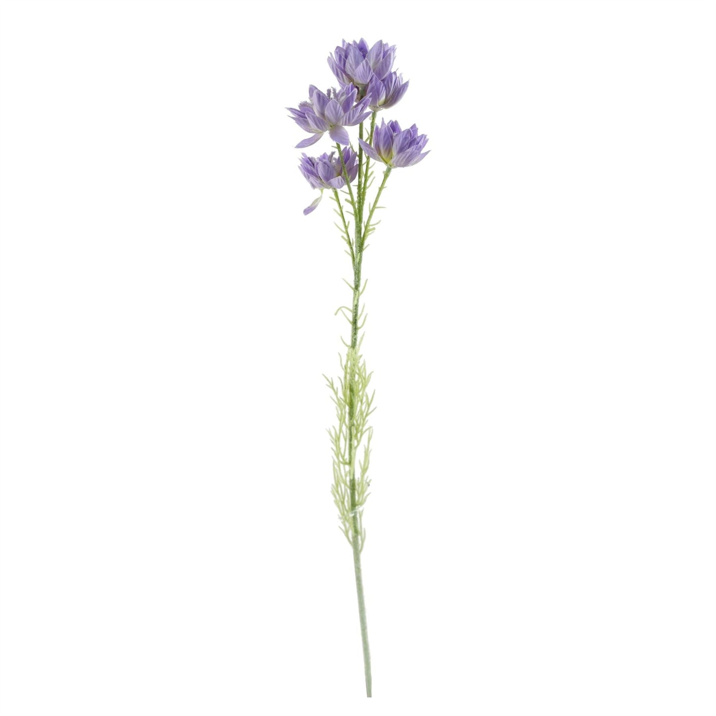 Artificial Flowers Purple Starflower Stem - 5 Flowers 60cm-3