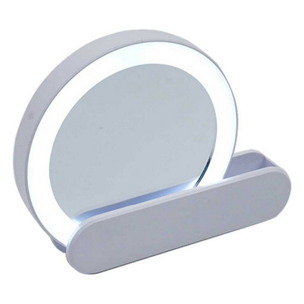 Mirror Berilo YXL2112-SB White ABS 9 x 2 x 10 cm LED Light (12 Units)-2