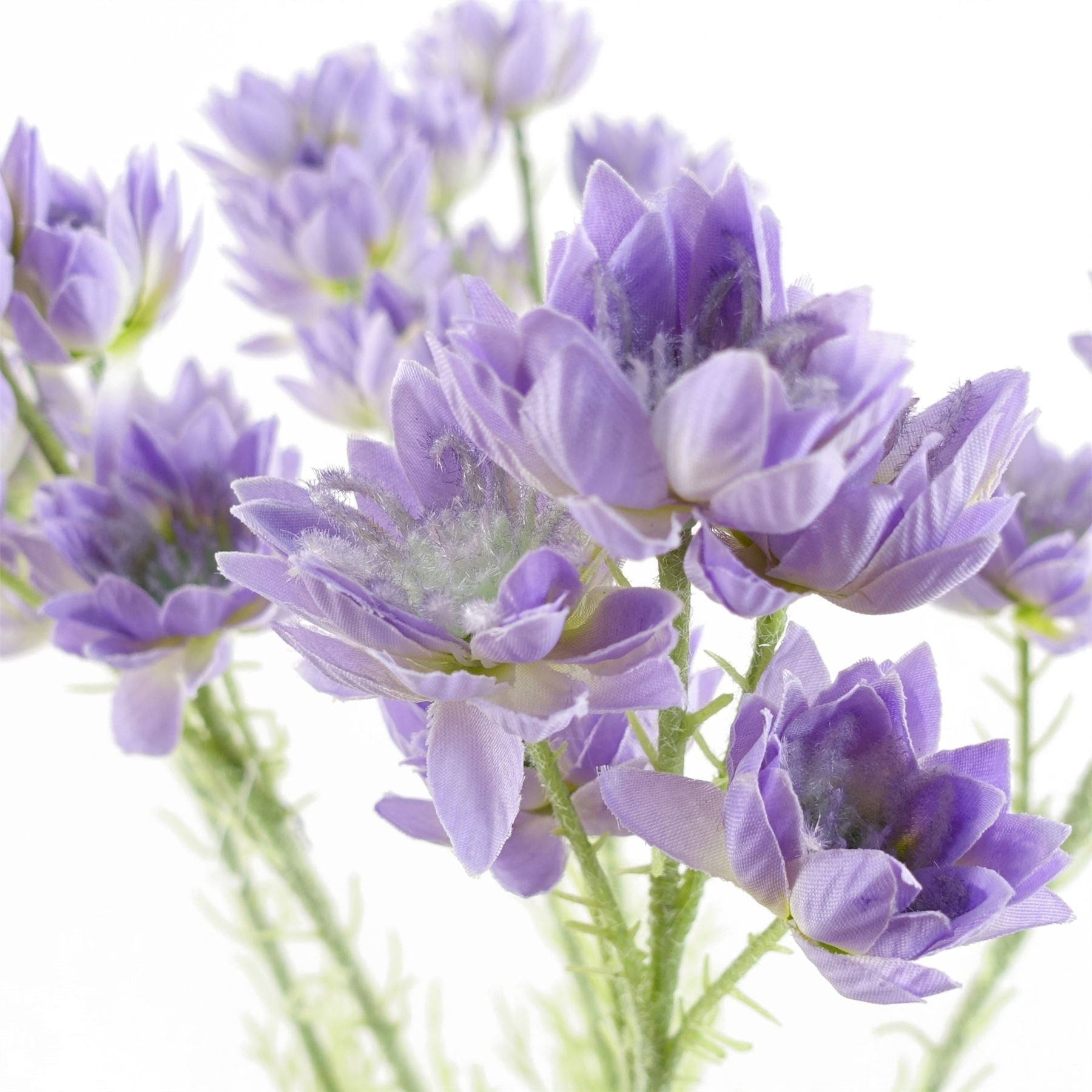 Artificial Flowers Purple Starflower Stem - 5 Flowers 60cm-1
